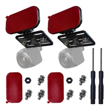 (2 Set) Car Rear Camera Holder, Adjustable Vehicle Backup Camera Mount, Strong