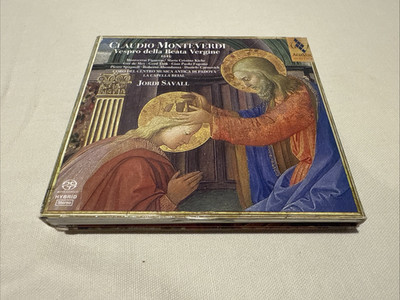 Claudio Monteverdi Vespro Della Beata Vergine 2CD Jordi Savall La Capella Reial