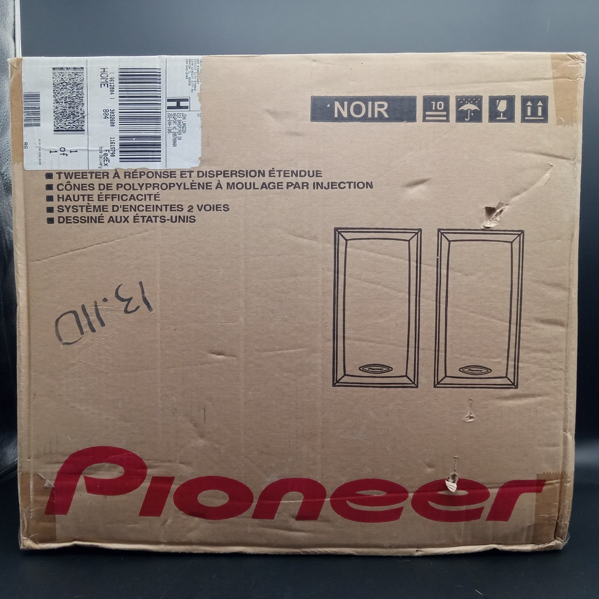Rare Pioneer S-H153B-K High-Performance Speaker System w Premium