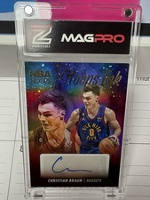 Christian Braun 2023-24 Panini NBA Hoops Ink Auto #HI-BRU
