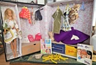Vintage Barbie Doll Case Clothing & Booklets Misc. Doll Accessories
