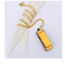 Harmonica, Mini Harmonica Key of C, 4 Holes 8 Tones Mouth Organ Metal Chain H...