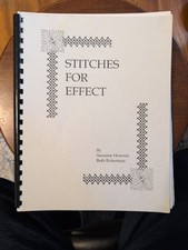 STITCHES FOR EFFECT Needlepoint Stitch Book - S. Howren  B. Robertson