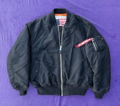 Alpha Industries MA-1 Blood Chit Flight Bomber Jacket USA Men's