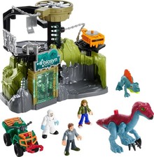 NEW Fisher-Price Imaginext Jurassic World Dino Lab Playset w/Figures Ages 3 