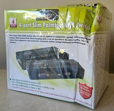 NEW Linkskey LKU-S04ASK 4-Port Slim Palmtop KVM Switch 402L