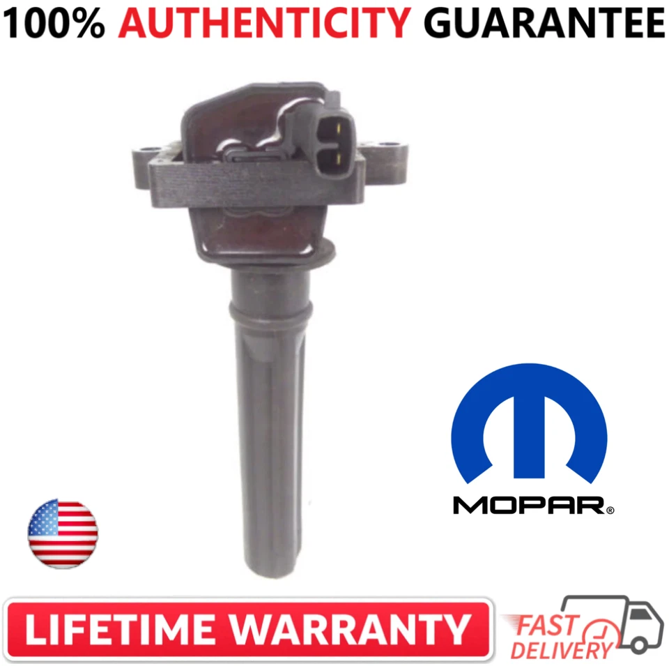 Bobinas de ignição x6 OEM MOPAR para 1998-2005 Dodge Chrysler 2.7L V6, 04609095AI - Imagem 4 de 4