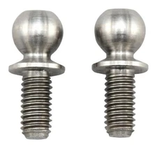 Yokomo φ4.8mm Rod End Ball, High-Precision Titanium S-Neck, RP-101SHSA