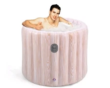 Portable Soaking Bathtub Freestanding Ideal for Family Hot & Ice Bath Suitable 