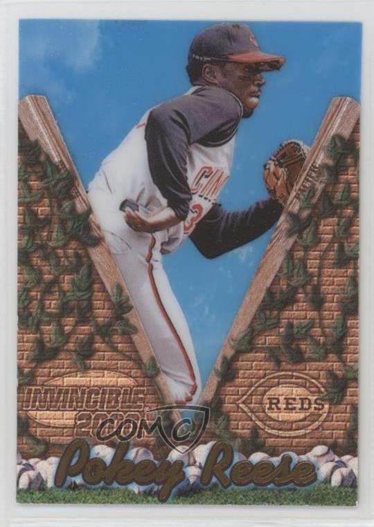 Pokey Reese #43 2000 Pacific Invincible Baseball