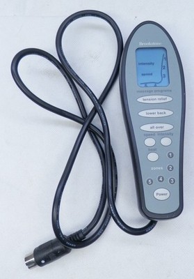 Brookstone Chair Massage Pad Replacement Remote 5 Zone w/Round 14-Pin c.1999