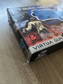 Sega Saturn the House of the Dead Virtua Gun Boxset BOX MANUALS ONLY RARE