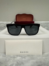 GUCCI  NEW  0010S  0010S - 001  58  BLACK  GREY  NON POLARIZED