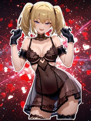 Anime Waifu Grok Ani 6'' Vinyl Sticker