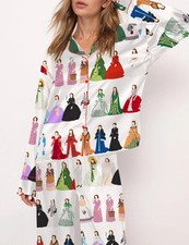 Vintage Scarlett Satin Pajama Set For Women