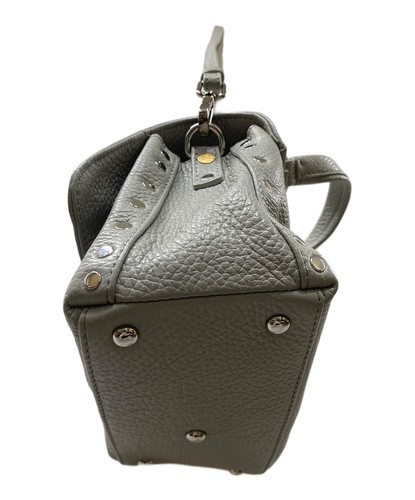 zanellato postina leather mini shoulder bag gray - Picture 5 of 8