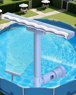[Patent Pending] Pool Fountain for Above and Inground Pools, 2-in-1 Adjustabl...