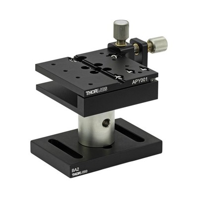 New Thorlabs  APY001 - Pitch and Yaw Tilt Platform with Micrometer Drives