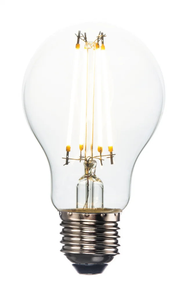 Light Bulb Clear 7w Filament LED GLS E27 Dimmable 2700K 806lm Saxby 94343