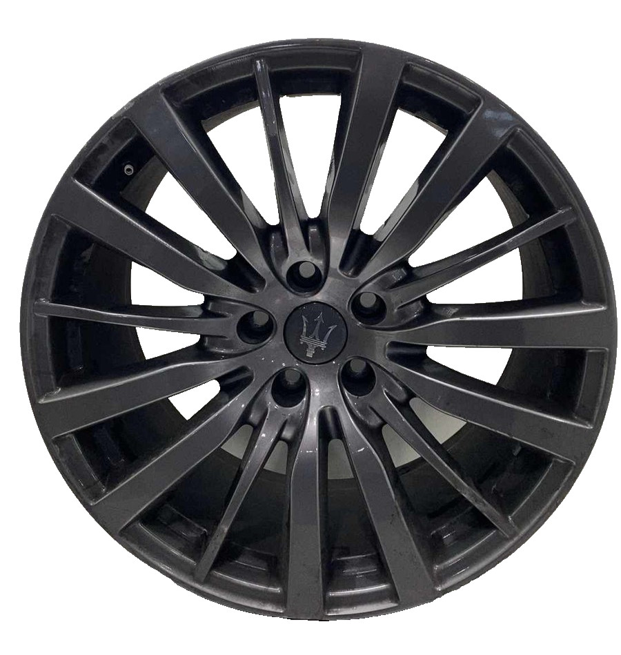2017 Maserati Ghibli OEM Rim Factory Wheel 19" x 10" 15 Spokes Scuffs Rear ET 40