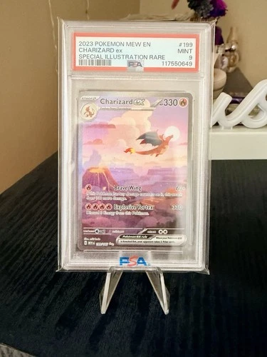 Charizard ex 199/165 Sv: Scarlet & Violet 151 Holo PSA 9