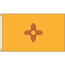 ANNIN FLAGMAKERS 143770 New Mexico Flag,4x6 Ft,Nylon 5JFL7