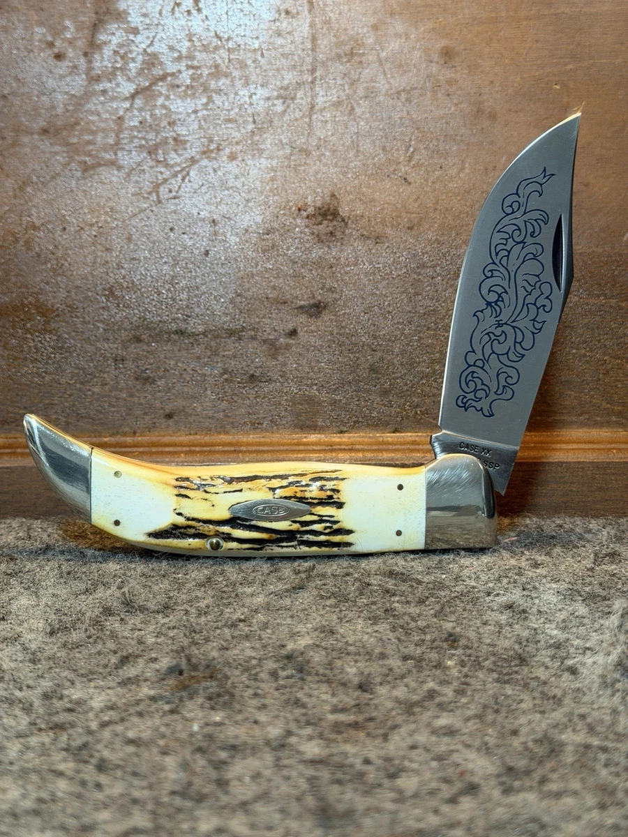 Stag/Antler Handle Blue Vintage Knives 1 Blades for sale | eBay