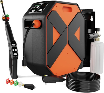 #ad 5000PSI Wall Mounted Electric Power Washer 100ft $379.99