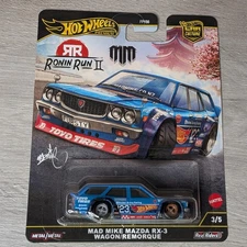 Hot Wheels Car Culture 2025 Ronin Run II - Mad Mike Mazda RX-3 Wagon - New