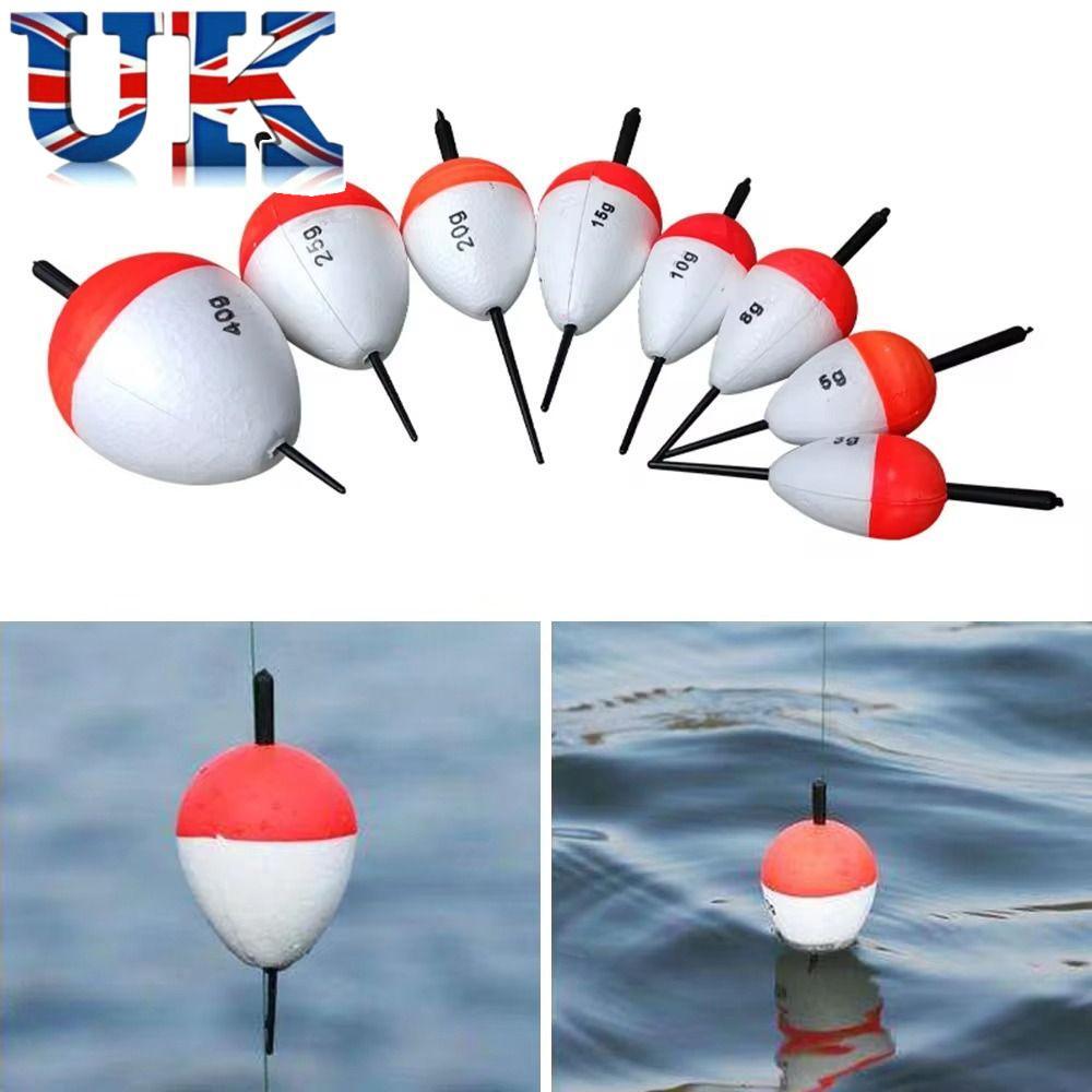 10Pcs/Set 3/5/10/20g Fishing Bobber Fishing Tackle Foam Floats