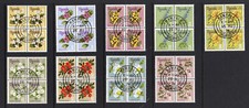 M22489 Uganda 1969 SG131/44 - 1969 Definitives to 10/- in blocks of 4.