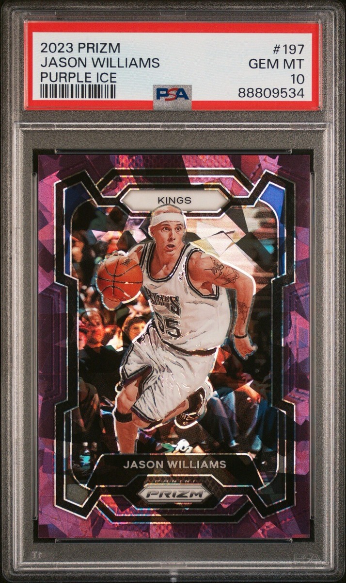 Jason Williams 2023-24 Panini Prizm Purple Ice 124/149 PSA
