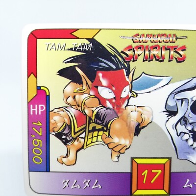 Tamochin様 17 TAM TAM Samurai Spirits SHODOWN SNK CARD NEOGEO SNK 1993 JAPAN