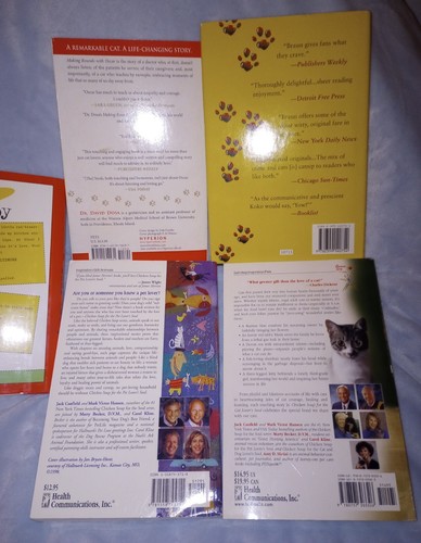 5 Cat Books Beaded Bookmarker Chicken Soup For The Cat Lovers Soul & More - Bild 3 von 9