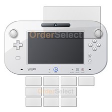 10X Ultra Clear HD LCD Screen Protector for Nintendo Wii U GamePad 6.2" 100 SOLD