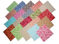 20 10" Antique Calico Reproduction Quilting Fabric Layer Cake Squares NEW ITEM 