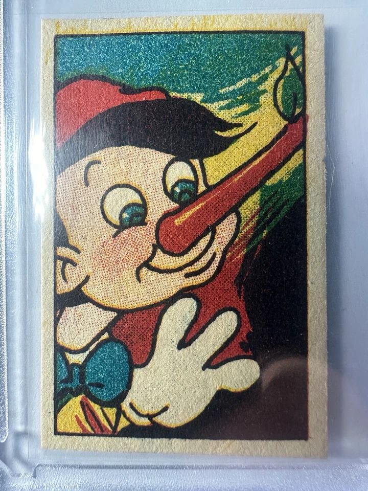 VINTAGE 1940's Japanese Menko Cards Mickey Mouse/Pinnochio YOU PICK - Image 4 of 4