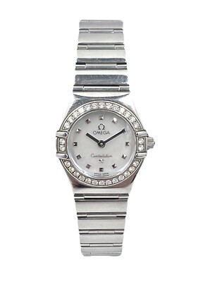 Omega Constellation My Choice Women Quartz Watch Diamond 