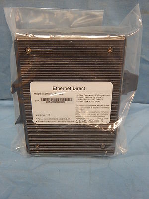 NEW Ethernet Direct RUE-113E Copper to Fiber Media Converter Singlemode Ext Temp