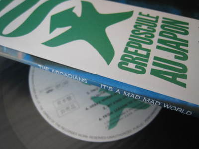 Arcadians It's A Mad Mad World Japan Promo Vinyl LP w OBI SC-1008