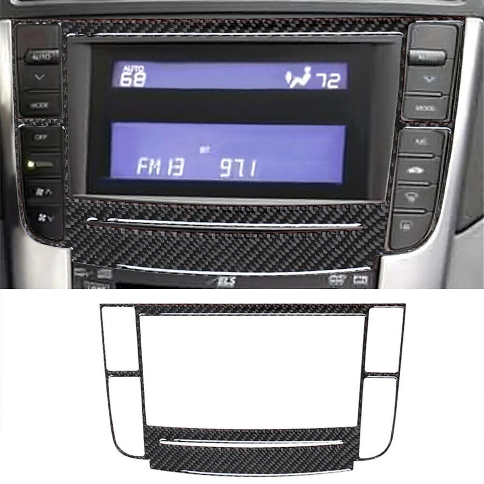 Ajuste para Acura TL 2004-2008 vinilo fibra de carbono cubierta interior coche completo moldura Foto 4 de 4