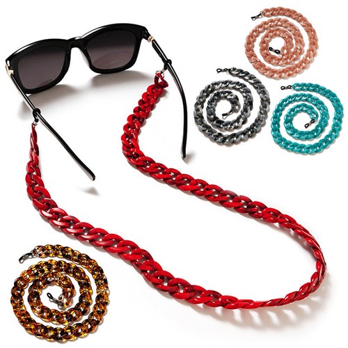 Sunglasses Acrylic Chain Glasses Holder Spectacles Straps Eyeglass Lanyard Cords - Picture 2 of 43