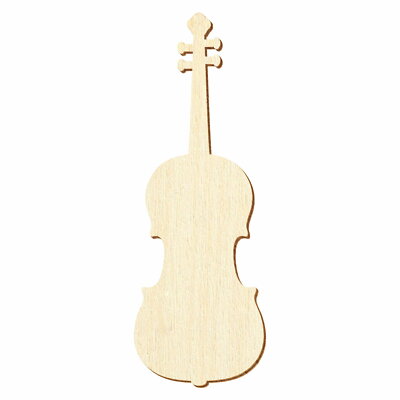 Holz Violine - Deko Zuschnitte Größenauswahl