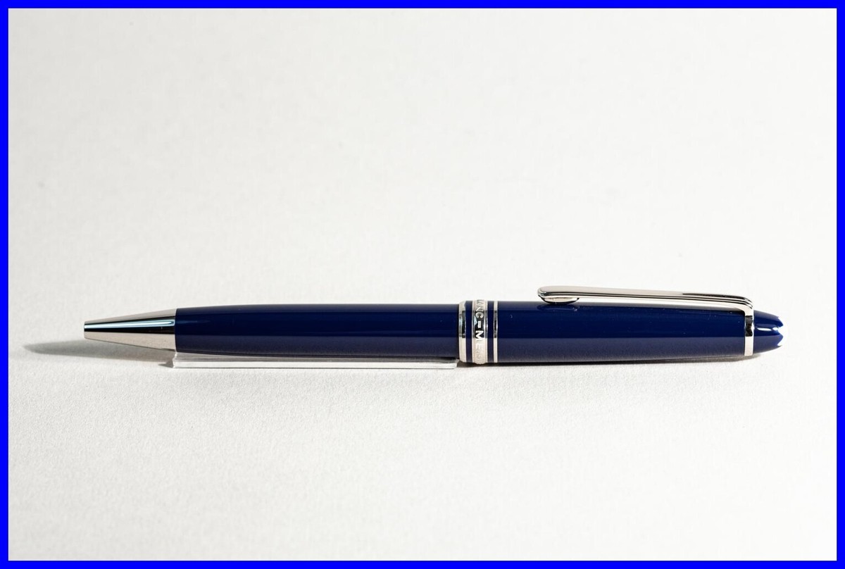1990s Montblanc Prototype Night Blue & Platinum 164 Ballpoint Pen