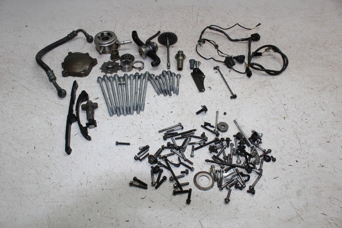 00-02 KAWASAKI NINJA ZX6R ENGINE PARTS AND HARDWARE LOT | eBay