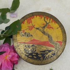 ANCIENNE BOITE RONDE FER TOLE