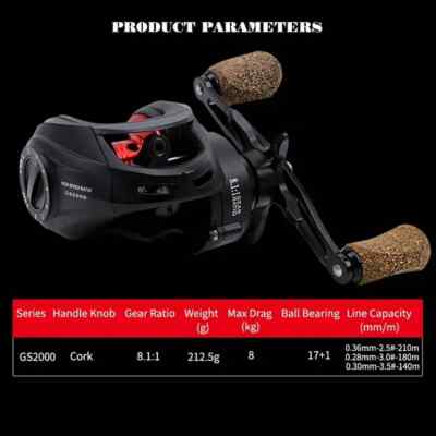 Baitcasting Reel 8Kg Max Drag 18BB High Speed Fishing Wheel Corrosion Resistant | eBay Baitcasting Reel 8Kg Max Drag 18BB High Speed Fishing Wheel Corrosion Resistant | eBay