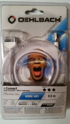OEHLBACH! USB-A auf Apple I Phone  I-Connect - 0,5 m, Art.: 60050##