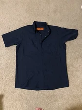 Red Kap Work Shirt Size XL, Blue Made In USA