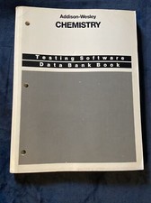 Addison-Wesley Chemistry Testing Software Data Bank Book 1988 Q&A